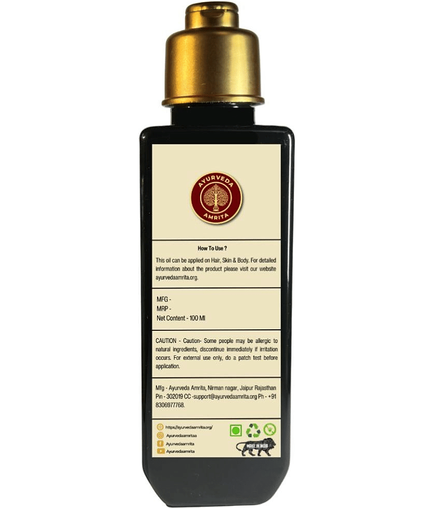Ayurveda Amrita Hair Growth Almond Oil 100 ml ( Pack of 1 ) view 2