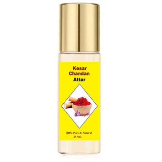 Kesar Chandan Premium Attar Made With Pure Sandal Kesar For All Types of Pujan view 2