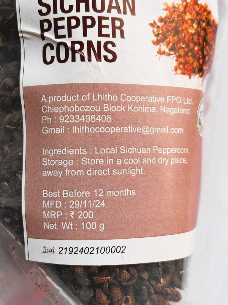 Sichuan Peppercorn view 2