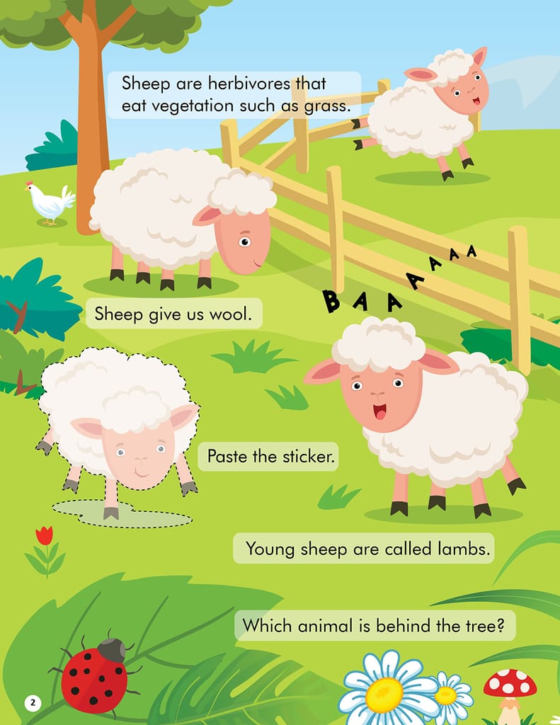 Explore the Farm Activity Book with Stickers and 3D Models | Interactive Kids Activity Book with Fun Facts, Puzzles & Hands-On Learning | Boosts Creativity and Motor Skills [Paperback] [Oct 01, 2021] Dreamland Publications view 2