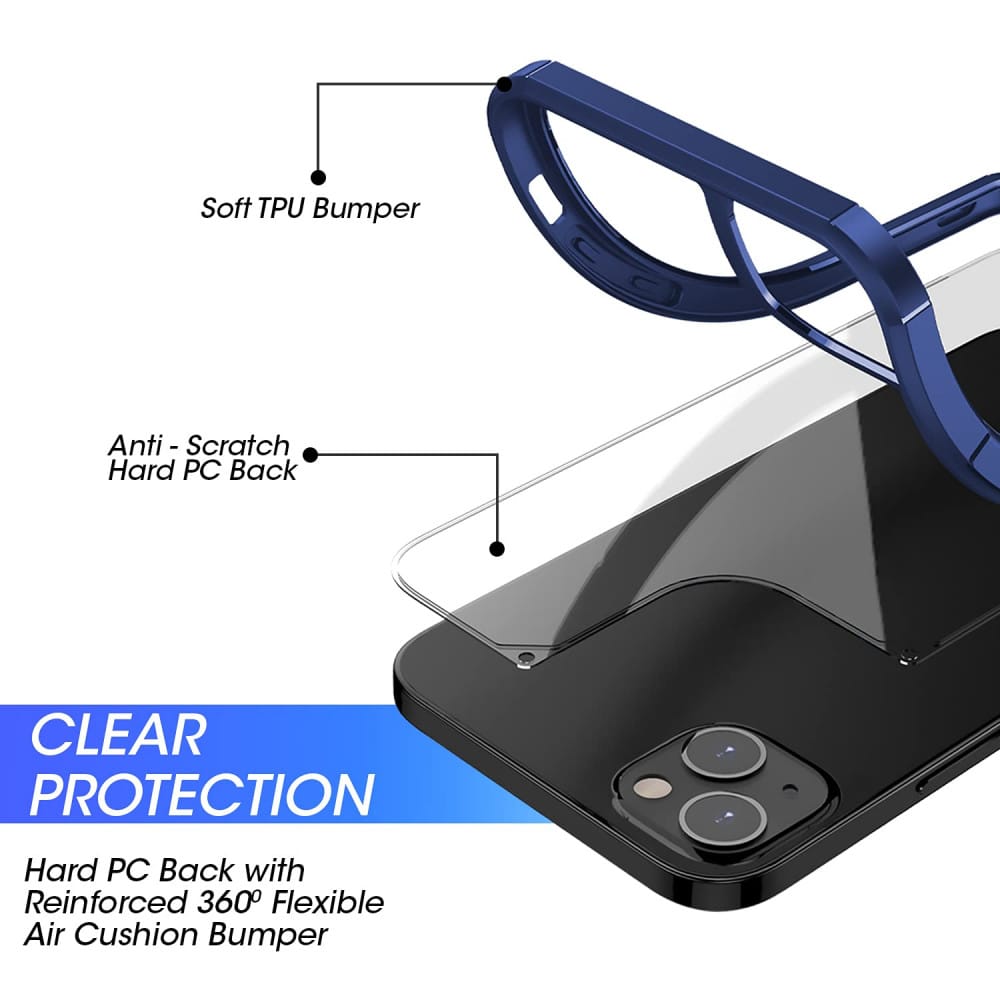 Gripp Defender Case for Apple iPhone 13 (6.1) - Blue view 2