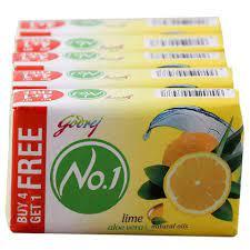 GODREJ NO 1 LIME 4+1 PACK view 2