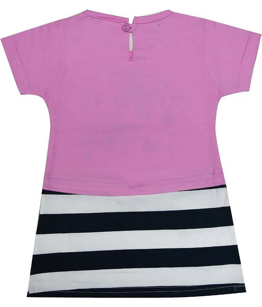 Zadmus 100% Cotton A-line For Girls ( , Pink ) view 2