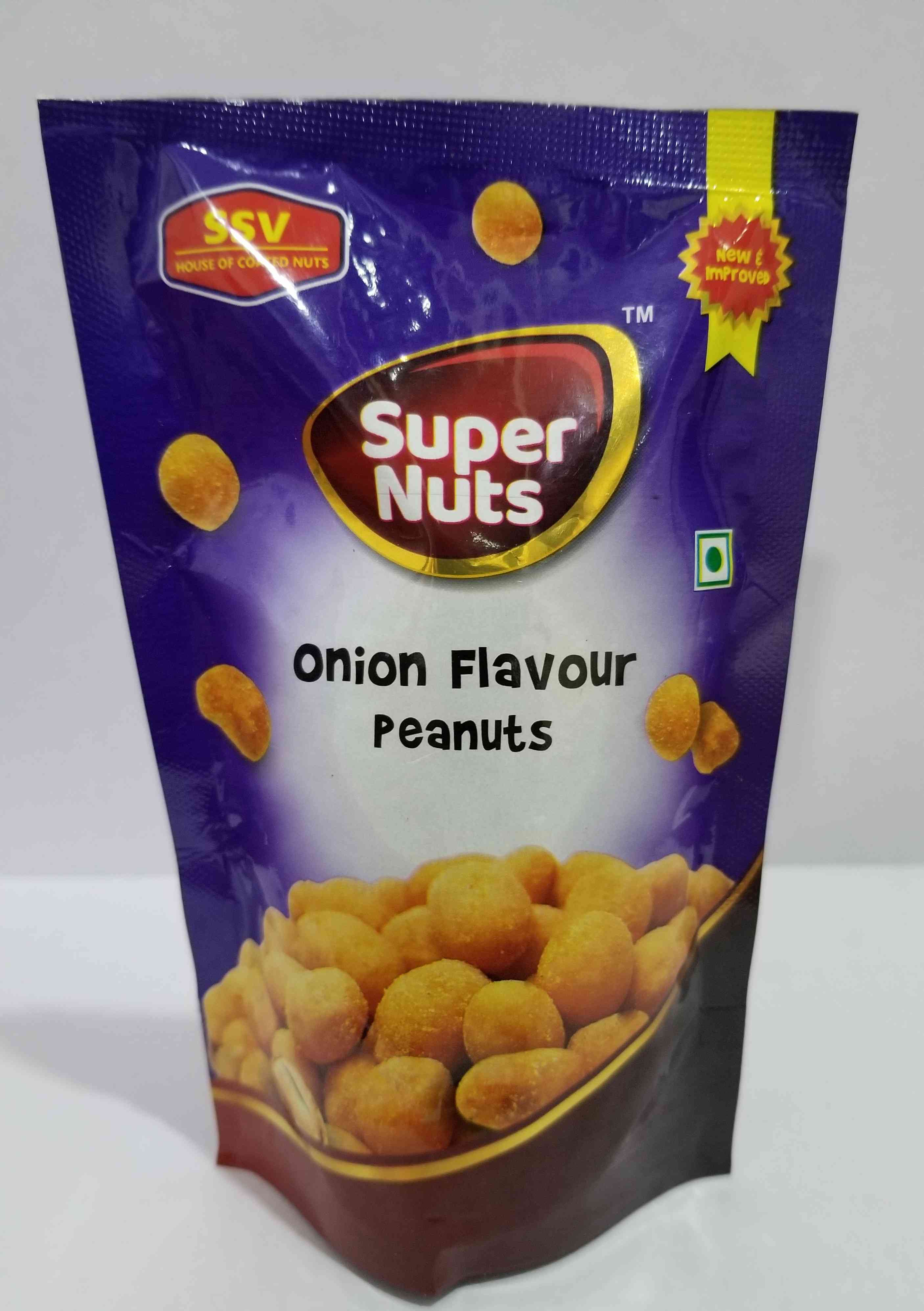 SSV Onion Flavored Peanuts - 80gms - pack of 3