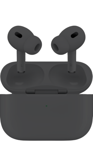 S&P Sublimation AirPods Pro (2nd generation) with Active Noise Cancellation, Spatial Audio Bluetooth Headset (BLACK, True Wireless) view 2