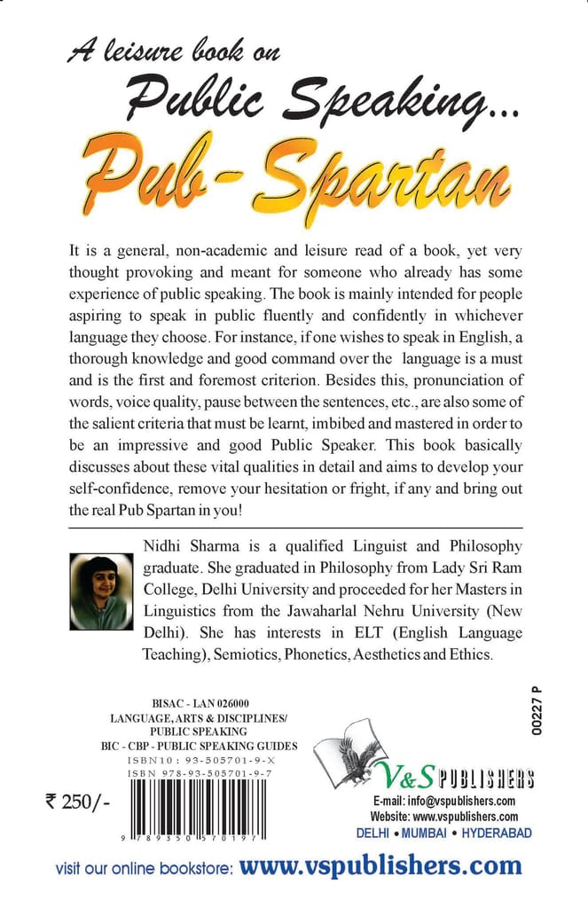 A Leisure Book On Public Speaking Pub Spartan view 2