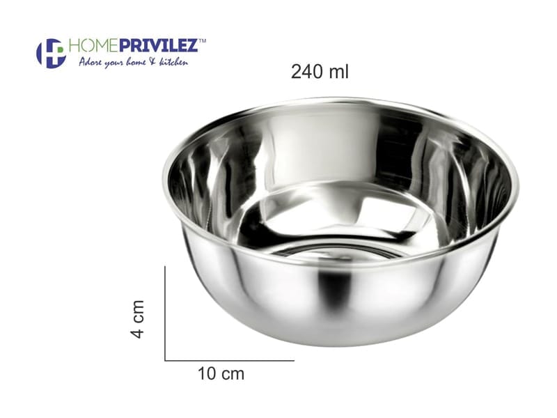 Stainless Steel Katori/ Vatti /Bowl Set 6Pcs view 2