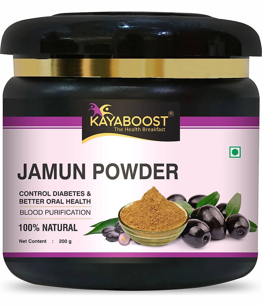 KAYABOOST Jamun Seed Powder for Diabetes (200 g)