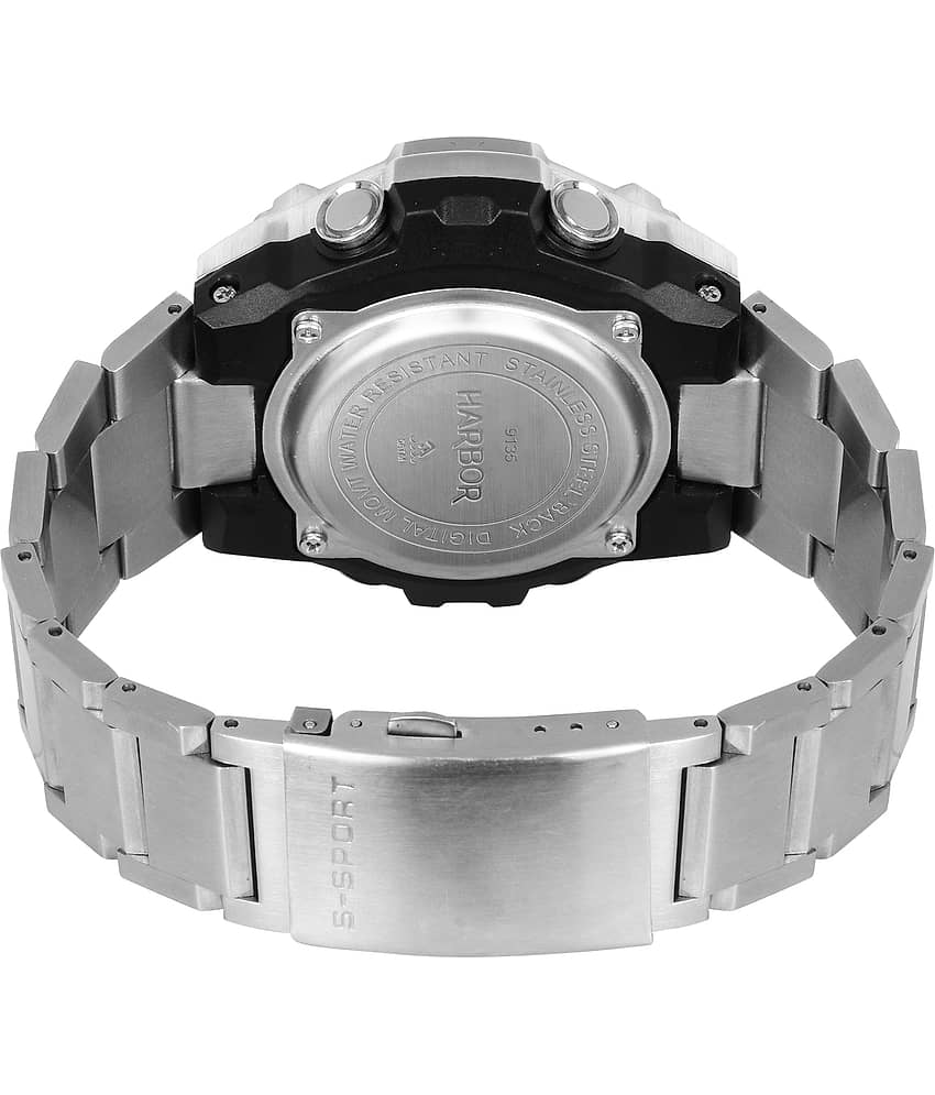 Harbor Silver Stainless Steel Analog-Digital Men's Watch view 2