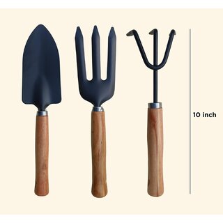 Minha Gardening Tools, Garden Tools, (Trowel, Hand Cultivator, Garden Fork), Home Gardening Tools view 2