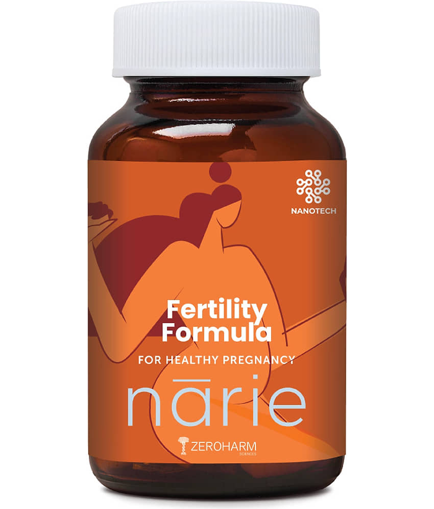 ZEROHARM Narie Fertility Formula Tablets with Shatavari, Jivanti, Shivalingi, Chaste Berry 60 Nos