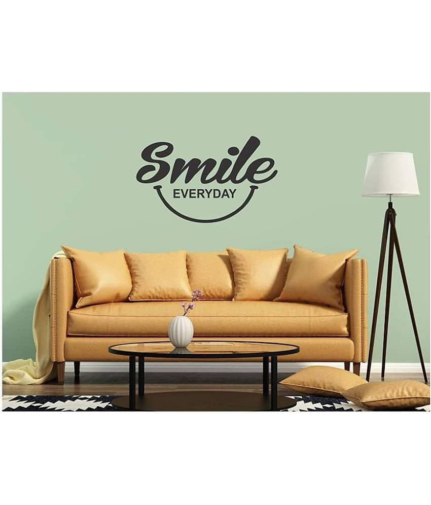 Asmi Collection Smile Everyday Motivational Quote Motivational/Quotes Sticker ( 38 x 60 cms ) view 2
