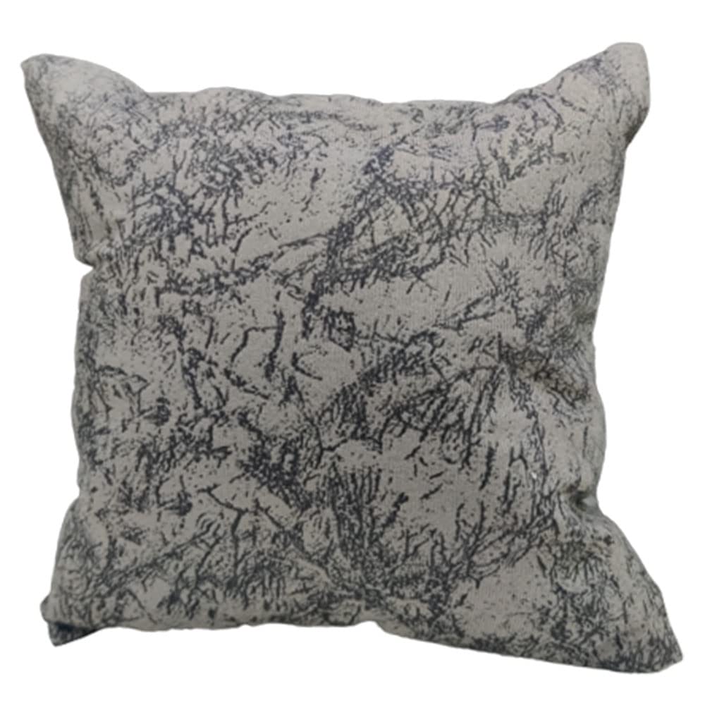 Grey Silver White Damask Self Design Floral Woven Square 5 Cushion Covers and 1 Table Runner Combo Luxury Modern Pillow Cover for Sofa Living Room |12X12 Inch Cushion Cover I12 X 59 Inch Table Runner view 2