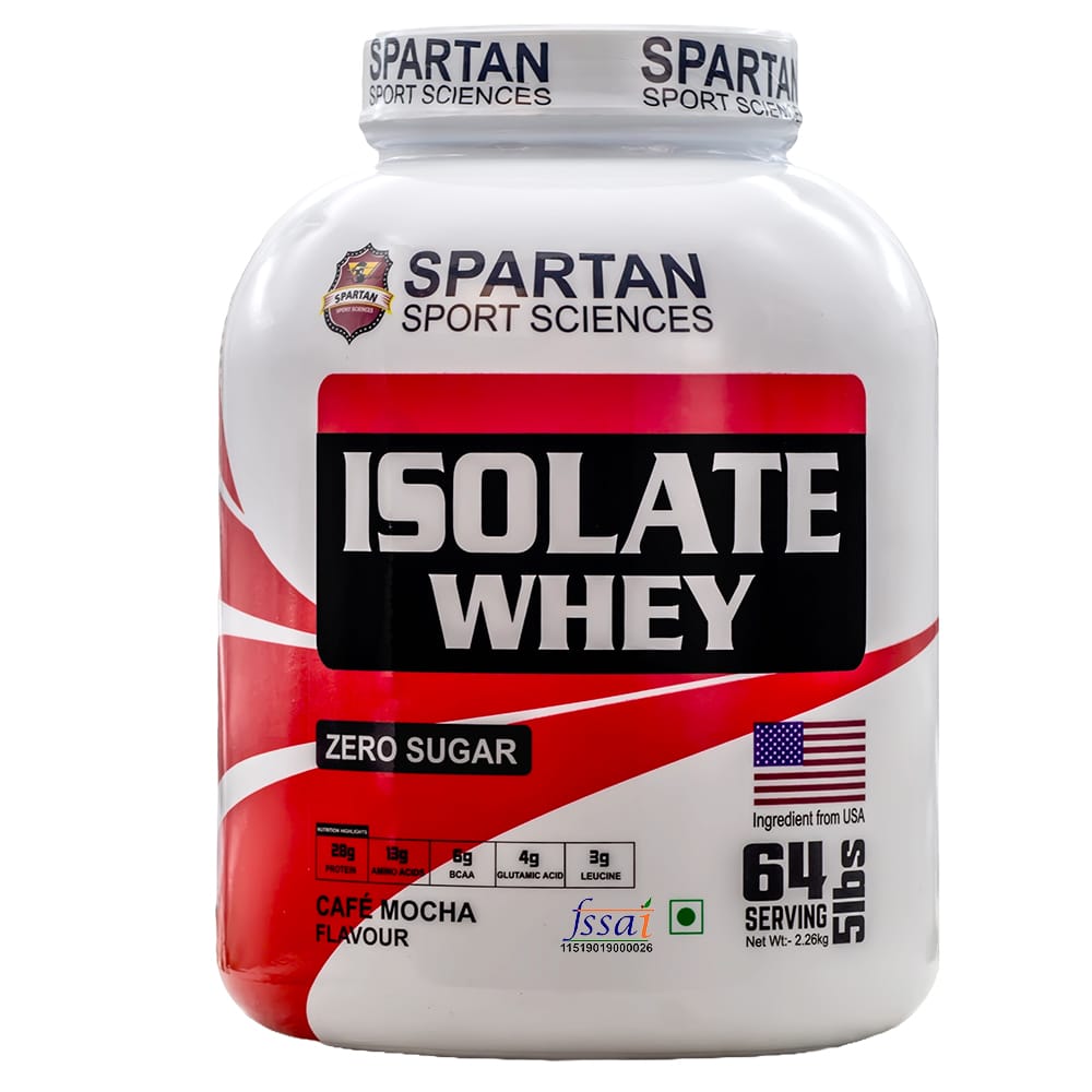 SPARTAN SPORT SCIENCES Isolate Whey Protein Powder Supplement with 28g Protein, 13g EAA, 6g BCAA, 4g Glutamic Acid for Men & Women view 2