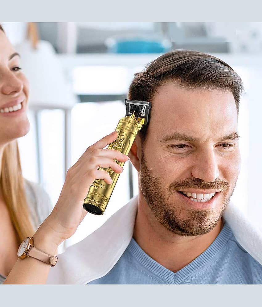 bluecorp enterprise TRIMMER Gold Corded Beard Trimmer With 120 minutes Runtime view 2