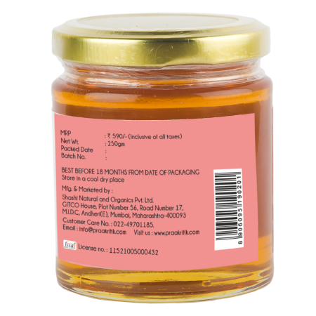 Praakritik Natural Acacia Honey 250 G view 2
