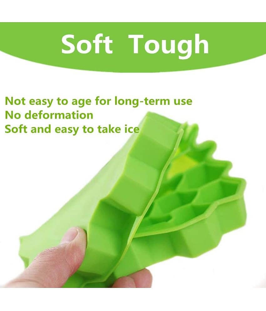 KTU Hexagon Ice Cube Tray Light Green, 1 Pc view 2