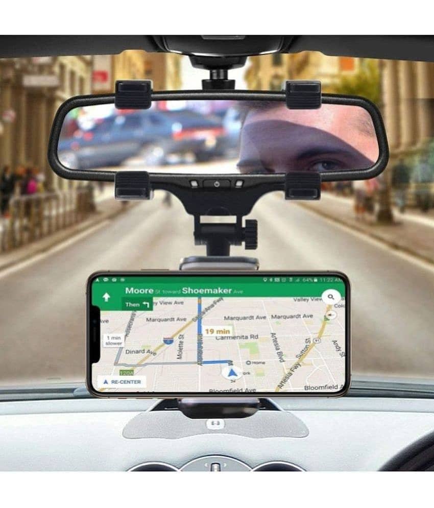 Bentag Other Surfaces Horizontal Clip Car Mobile Holder - Black view 2