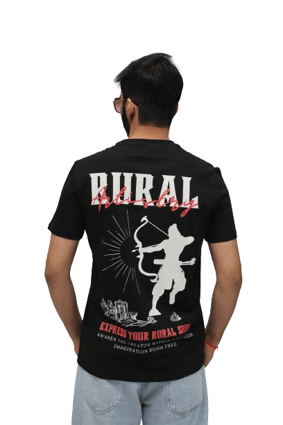 TRENDLAND Men's Pure Cotton ||180 GSM || Front Name & Back Printed || Round Neck Half Sleeve Regular Fit T-Shirt for Men (Pack of 1) view 2