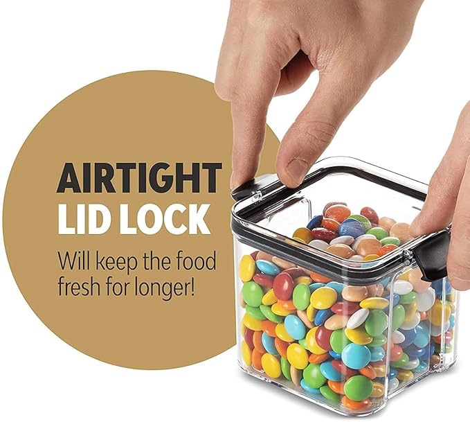 Kitchen Containers Set, Air Tight Container For Kitchen Storage Set, Kitchen Accessories Items, kitchen Organizer Items And Storage (Set Of 6) (700 ML) view 2
