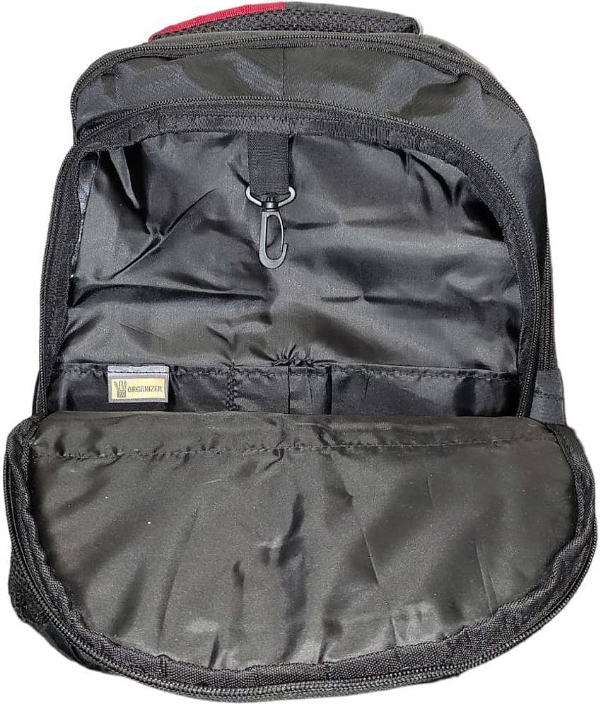 krishiv 25 Ltrs Polyester Backpack *For Men & Women ( Red ) view 2