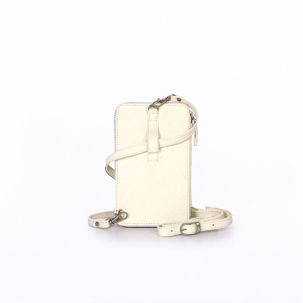 Zipper Crossbody – Ivory White view 2