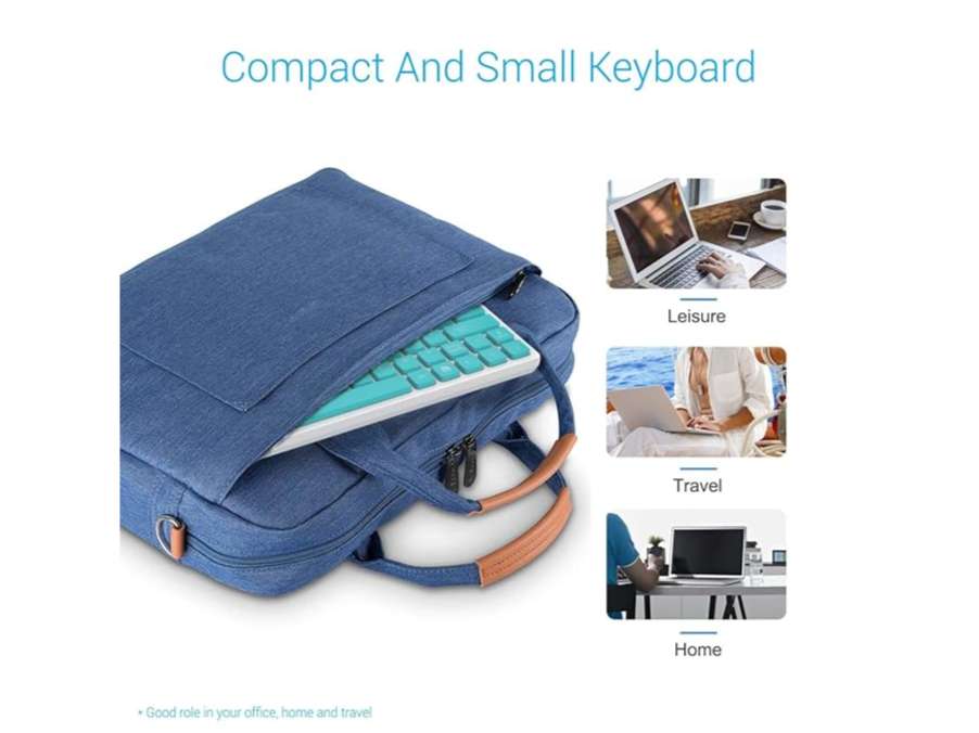 Portronics Key2 Combo 2.4 GHz Wireless, Ten keyless Size, Single USB Receiver, High-Precision Mouse - White view 2
