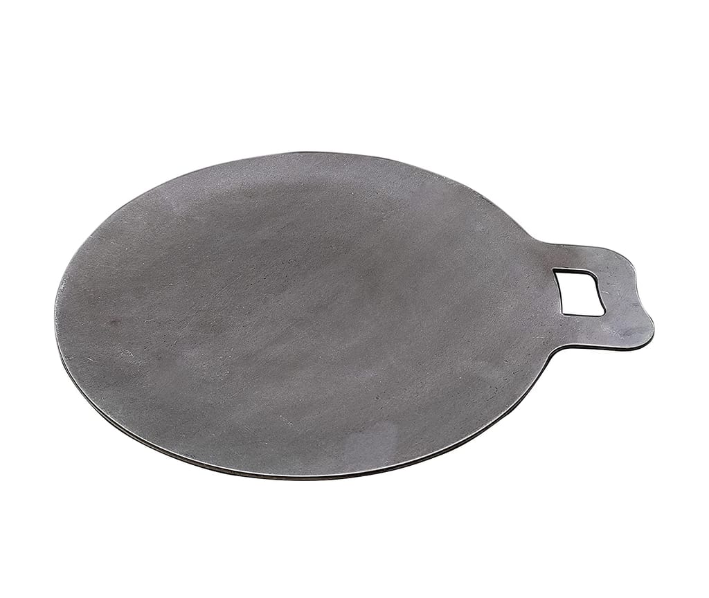 Nakshathra - pure iron tawa / dosa, roti tawa - 12 inch diameter, 14 inch from handle, 1.5 kg view 2