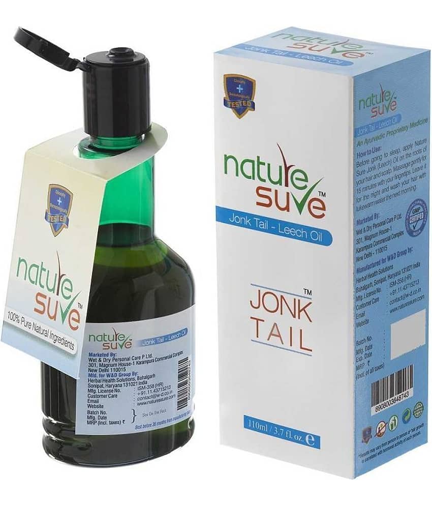 Nature Sure Jonk Tail (Leech Oil) for Hair Problems in Men & Women - 1 Pack (110ml) view 2