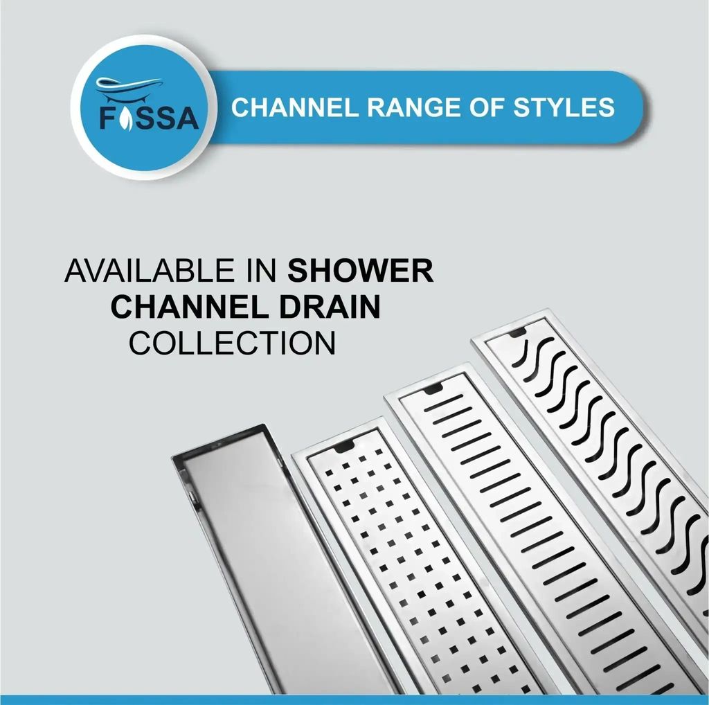 Linear (24 x 4 Inches) 304 Grade Brushed Shower Drain Channel Floor Drain view 2