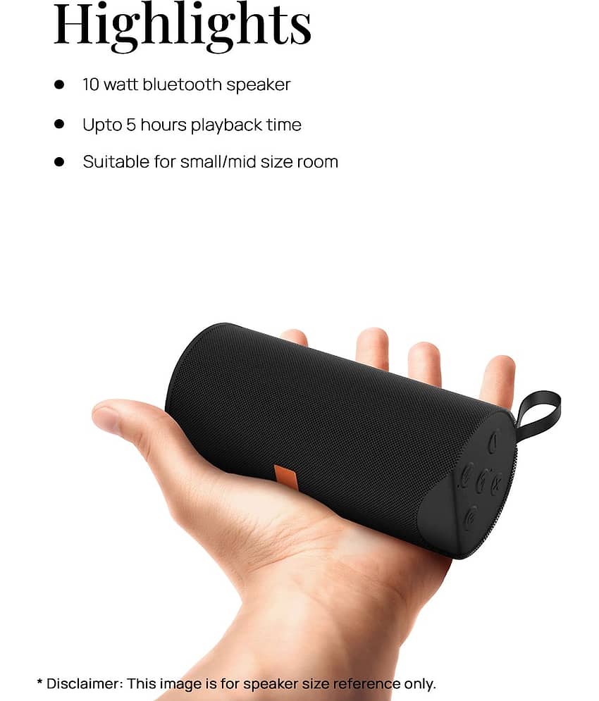 COREGENIX RE-113 10 W Bluetooth Speaker Bluetooth v5.0 with USB,SD card Slot,Aux Playback Time 5 hrs Assorted view 2