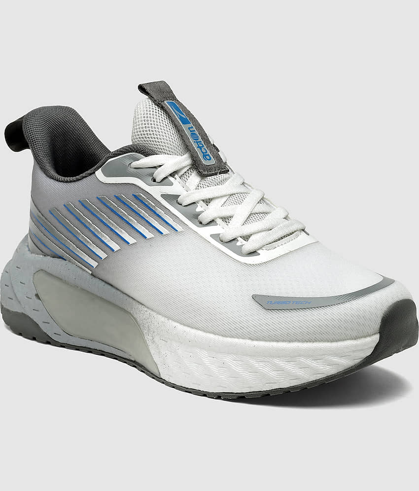 Action Sports Shoes For Men White Men's Sports Running Shoes view 2