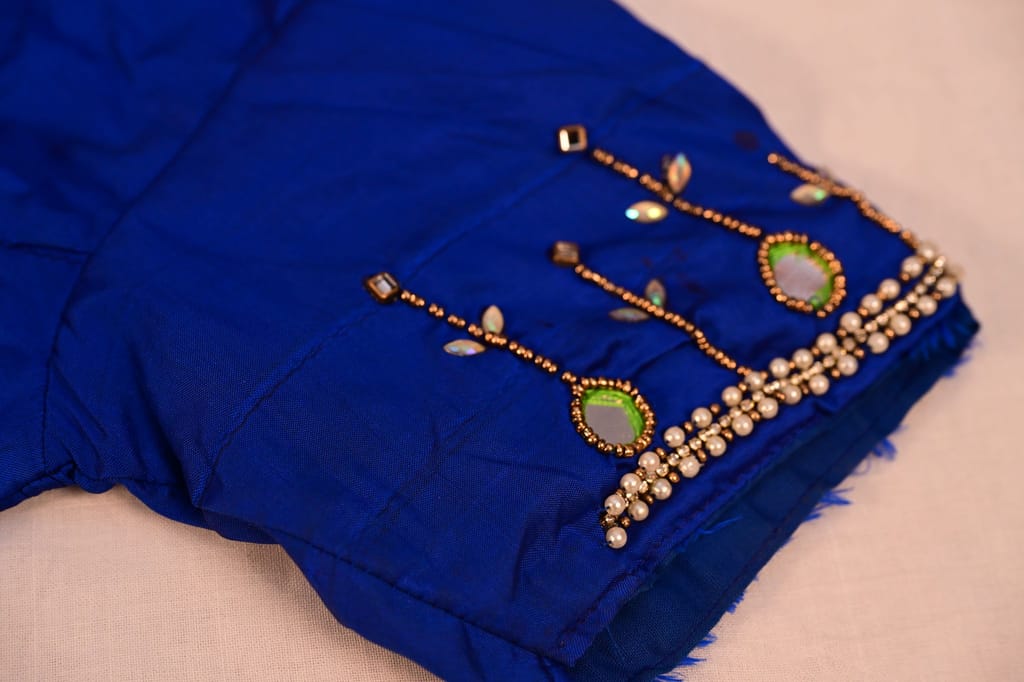 Mirror Work And Pearl Detailing view 2