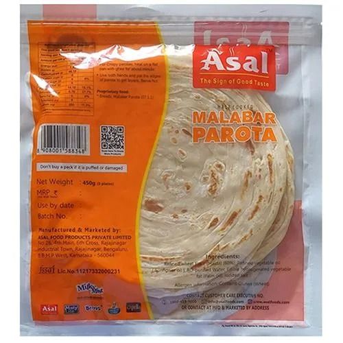 Asal Malabar Parota - Half Cooked, 450 gm view 2