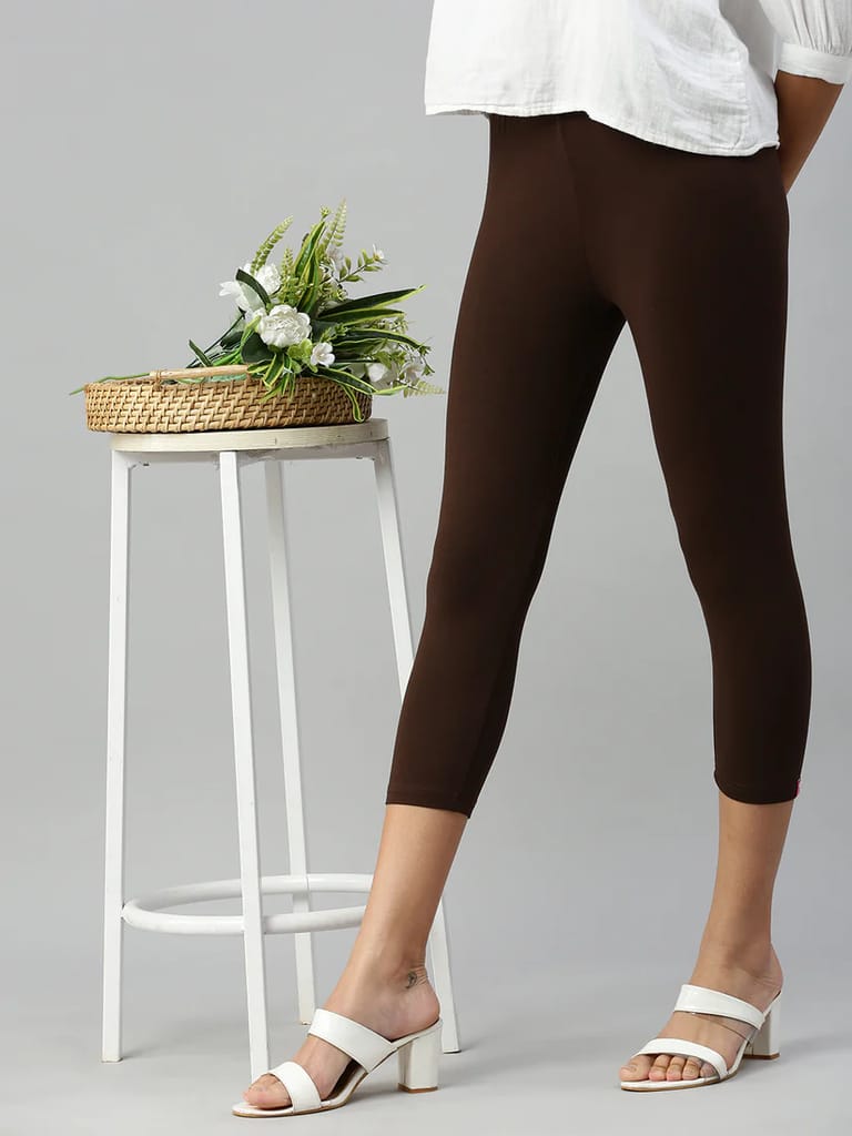 Prisma leggings capri-Brown view 2