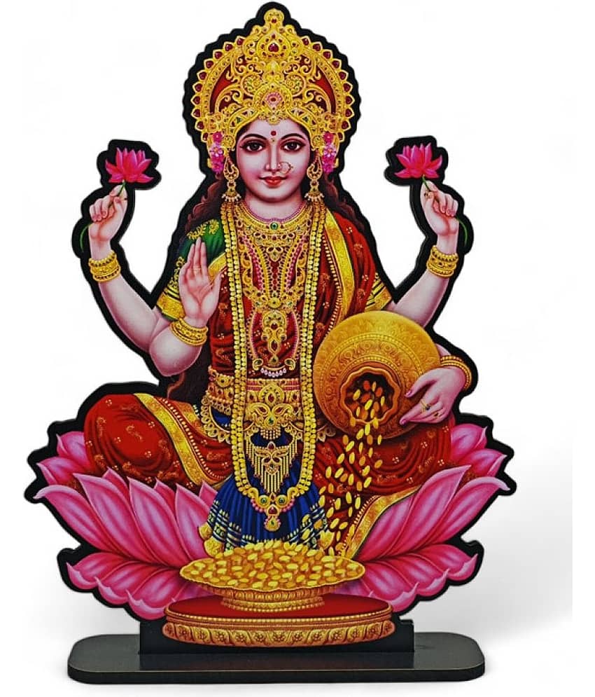 Saf Wood Laxmi Ganesh Idol ( 25 cm ) view 2