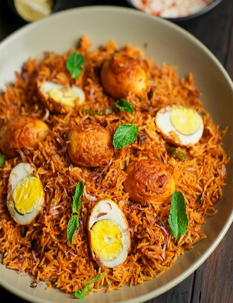 Egg biryani [4 person]