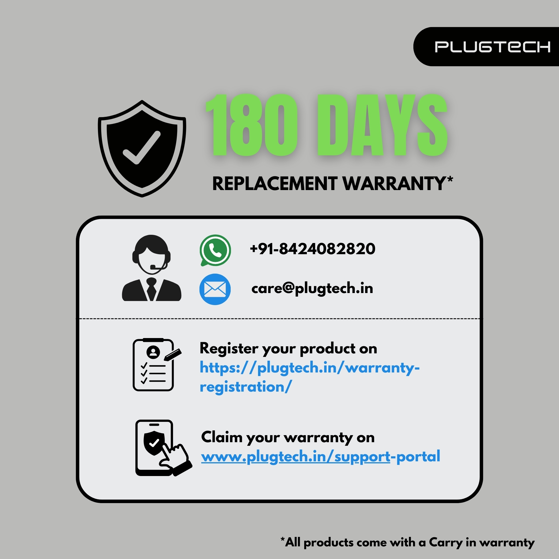 PlugTech GoPods G2 TWS Earbuds - Bluetooth V5.4, Truly Stereo Sound, Upto 30 H Long-Lasting Battery, IPX4 Water-Resistant view 2
