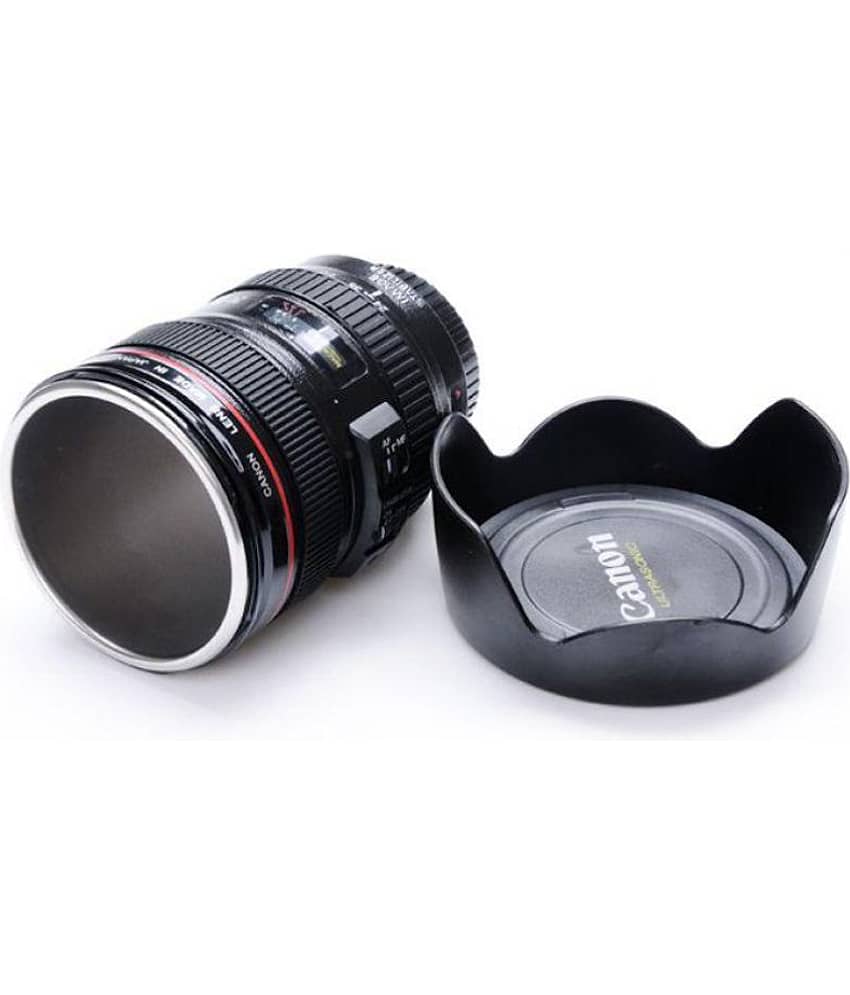 Gadget paradise cookie holder canon camera lens shaped tea coffee mug car travel flask birthday corporate Christmas gift view 2