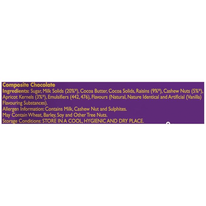 Cadbury Dairy Milk Silk Fruit Nut view 2