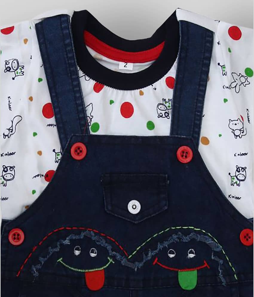 Zadmus Pack of 1 Baby Boys Cotton Bodysuit ( Red ) view 2