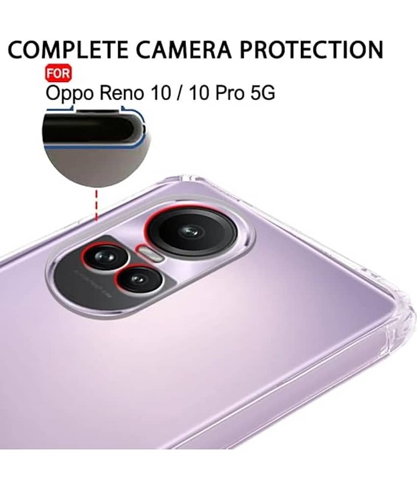 Case Vault Covers - Silicon Soft cases Compatible For Silicon Oppo Reno 10 Pro ( Pack of 1 ) view 2