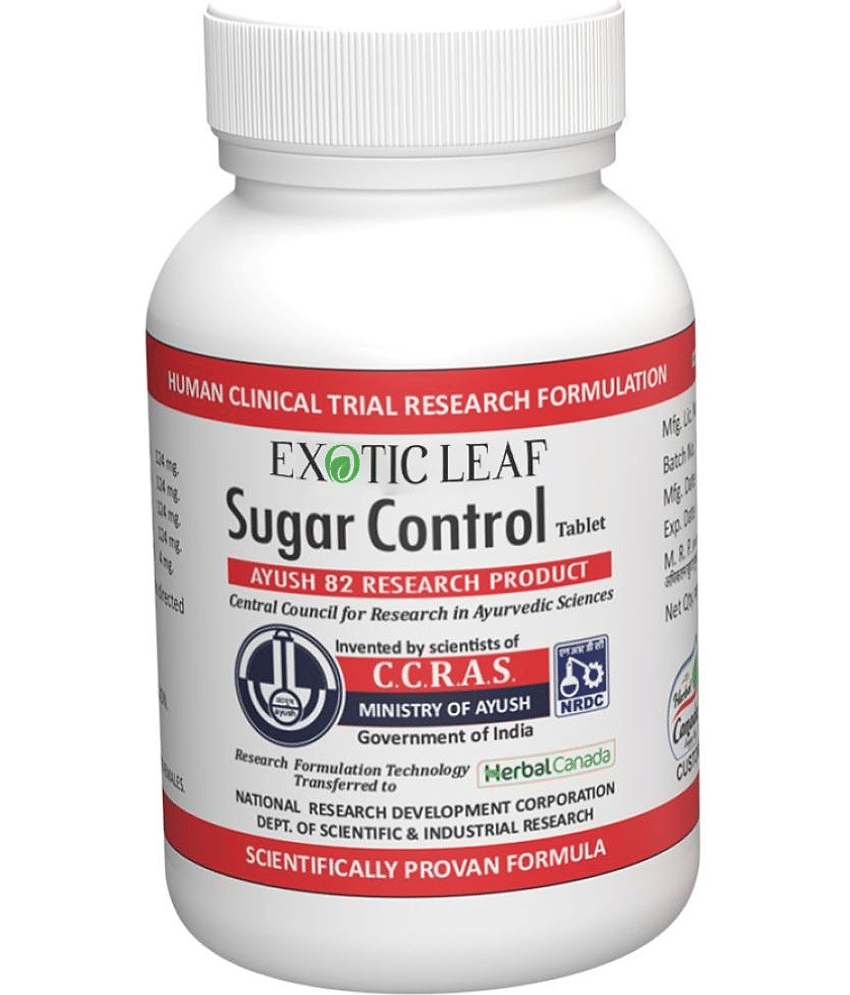 Exotic Leaf Sugar Control Tablets for Healthy Blood Sugar & Metabolic Support (60 Nos)