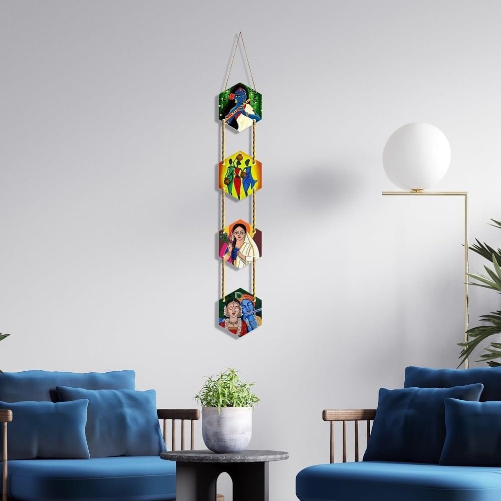 Wall Hangings for Home Decoration Items for Living Room Decor Welcome Home Wall Hanging for Home Office Decoration Handmade Craft Decorative Wall Art (WH1608) view 2