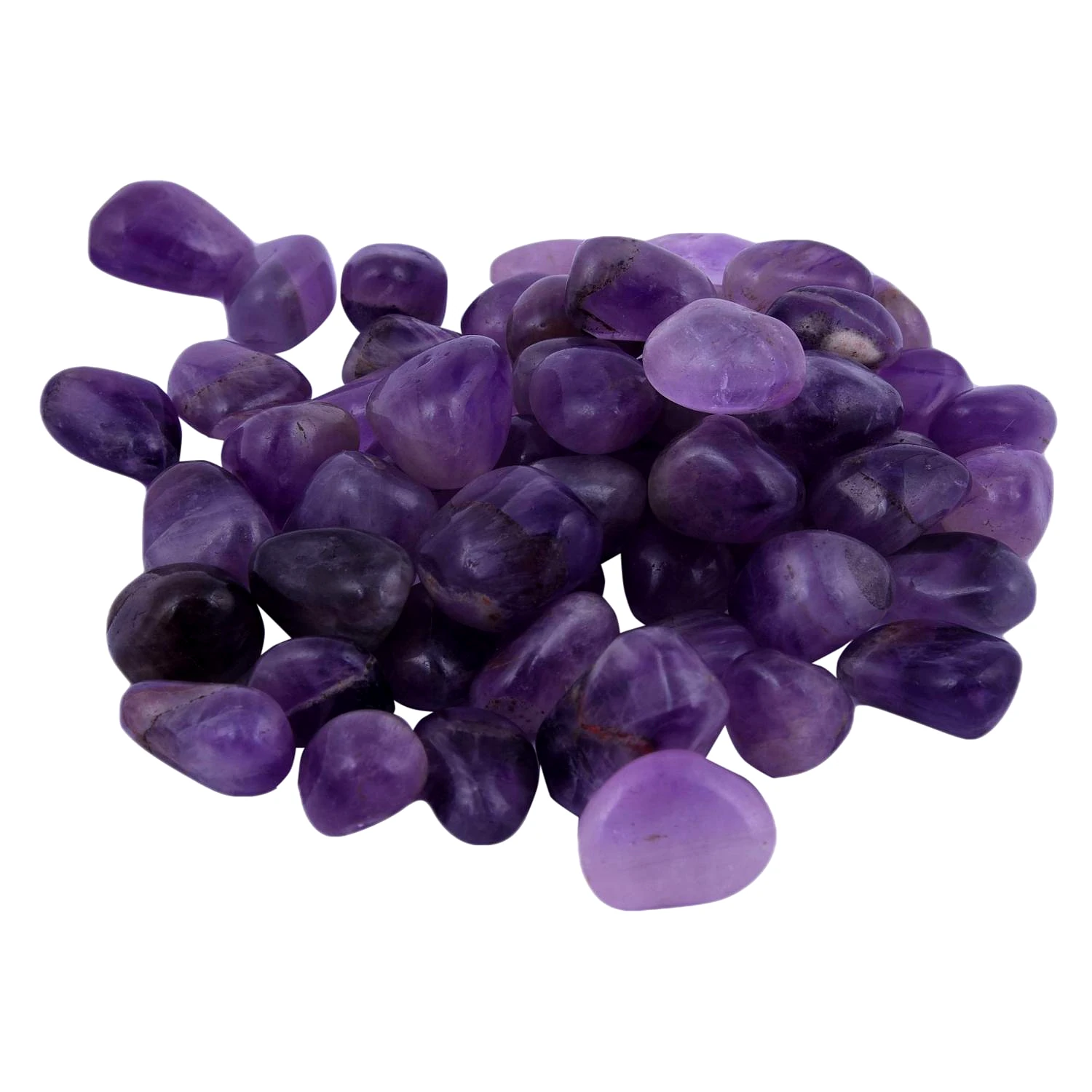 Amethyst Tumbles | Natural Healing Crystal Tumble Stone for Positive Energy | Medidation Vastu Correction Aura Cleaning(KI_17) by Krishna Impex view 2