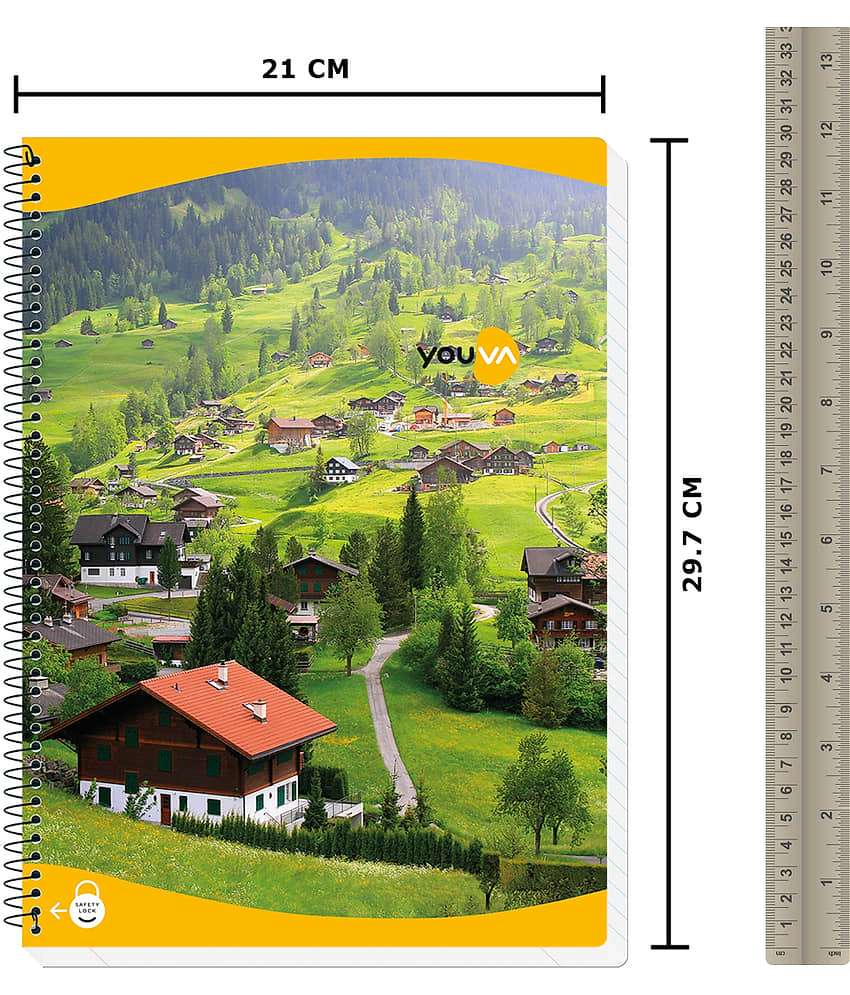 Navneet Youva - Ruled Wire Bound Notebooks ( Pack of 1 ) view 2