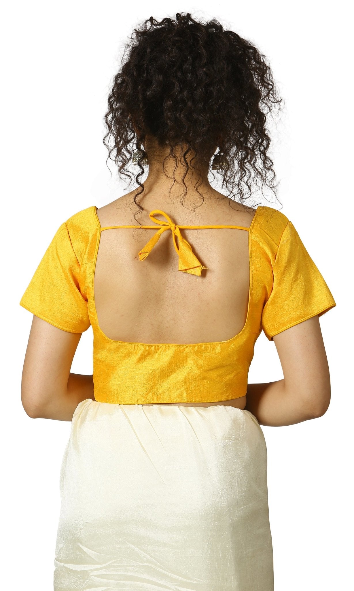 TheHangr Yellow Fantom Silk Blouse - 32 view 2