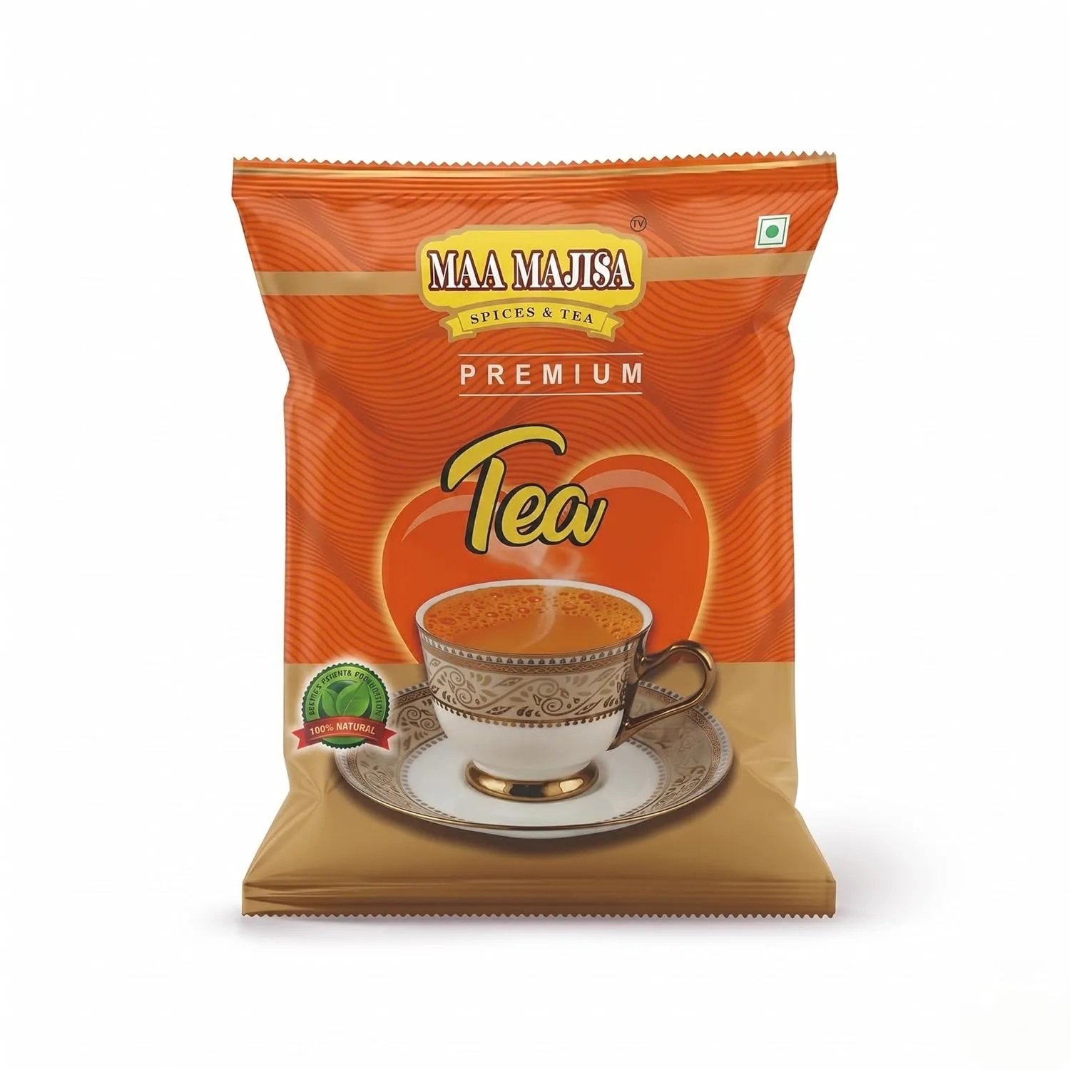MAAMAJISA Strong Premium Tea | Kadak Chai | Special blend from Finest tea gardens of Assam | 50g Pack