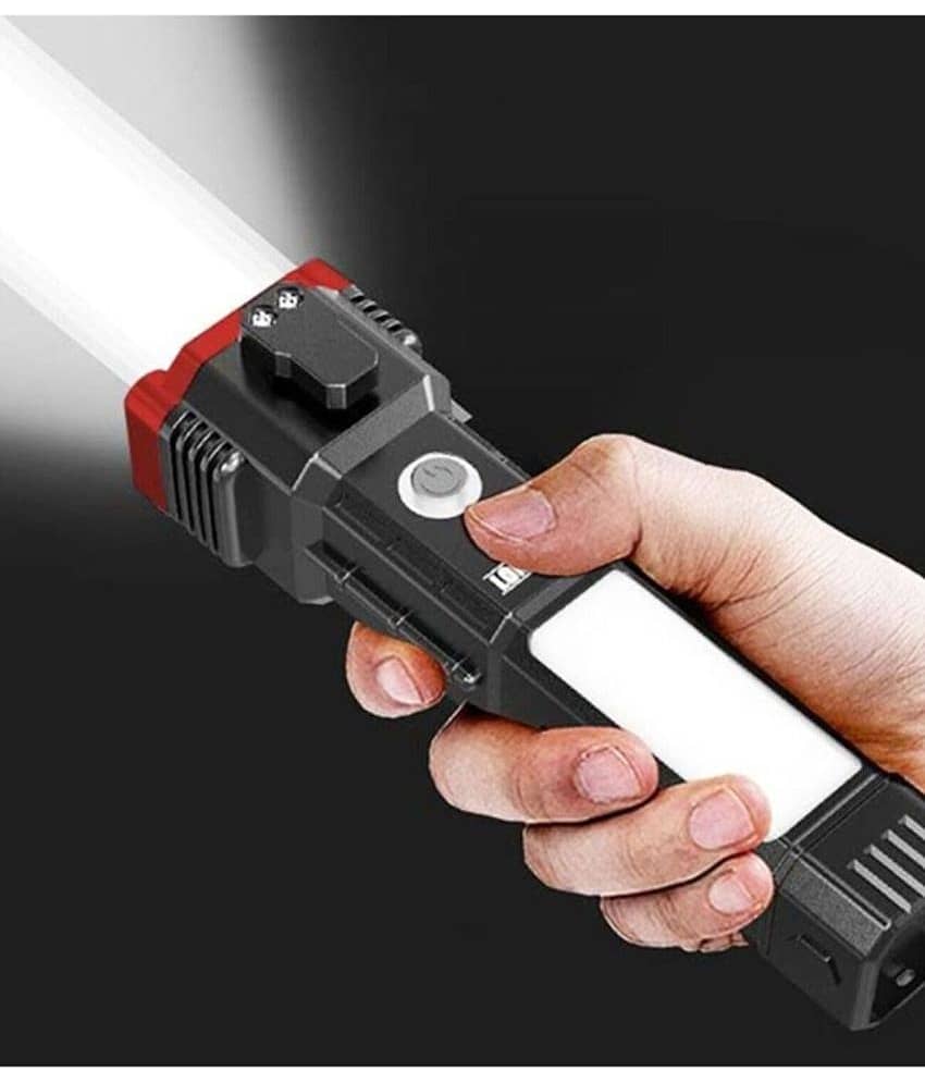 GIT - let light - Hammer Light 3W Rechargeable Flashlight Torch ( Pack of 1 ) view 2