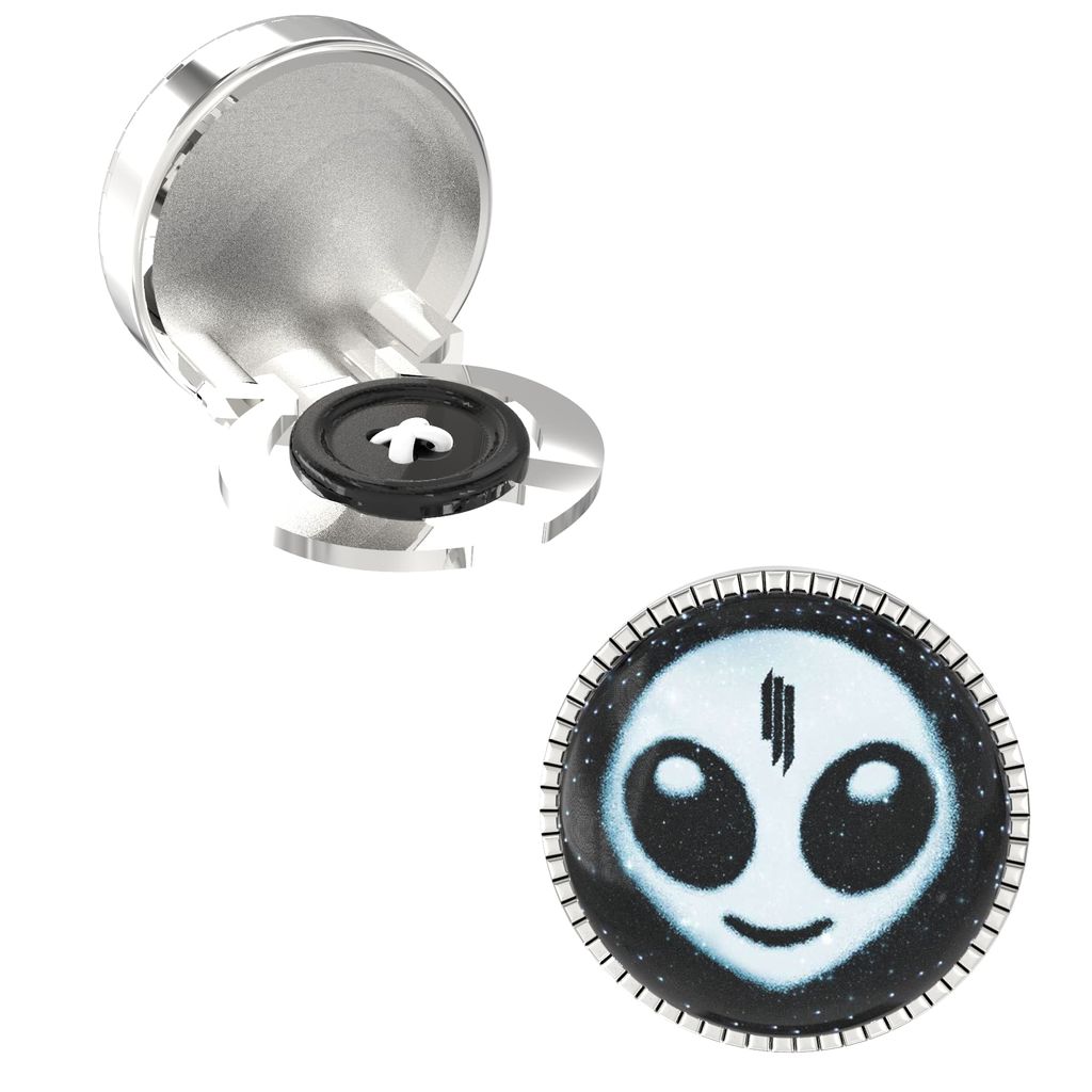 The Smart Buttons - Shirt Button Cover Cufflinks for Men - Skrillex Style